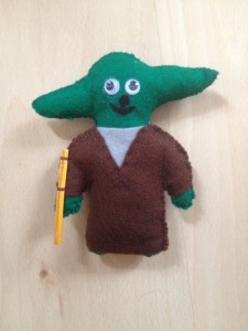 Yoda-Filzpuppe