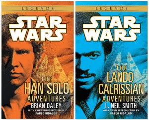 <em>Legends</em>-Paperbacks mit Han und Lando