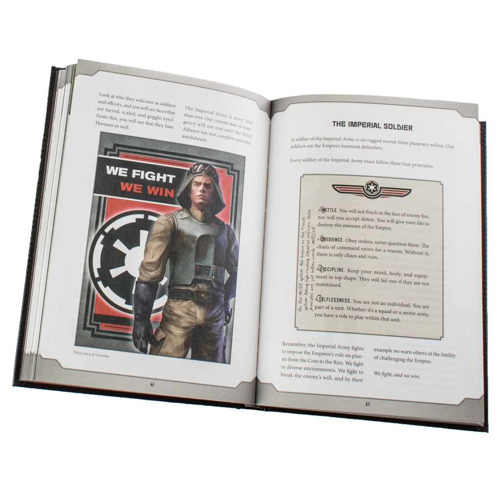 Imperial Handbook: A Commander's Guide Deluxe Edition - Buch, geöffnet