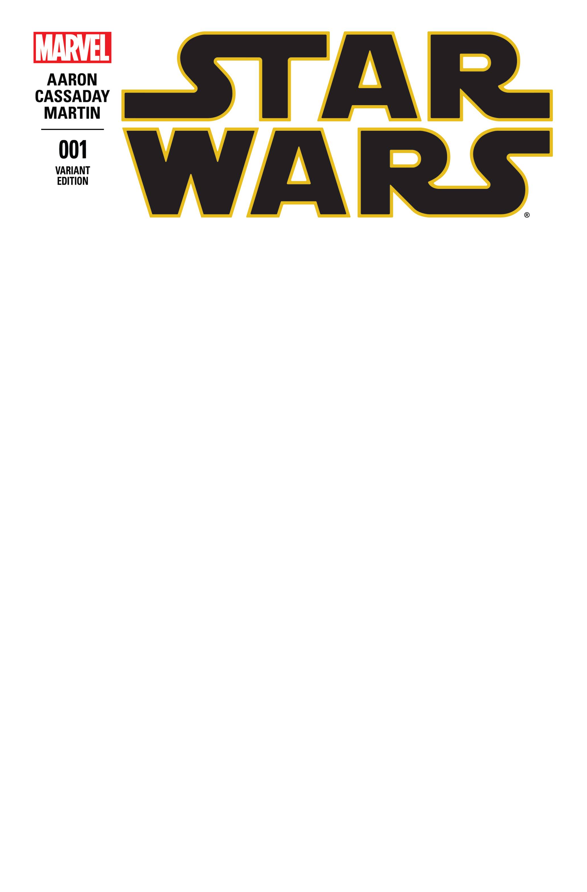 Star Wars #1 (Blank Variant Cover) (14.01.2015)