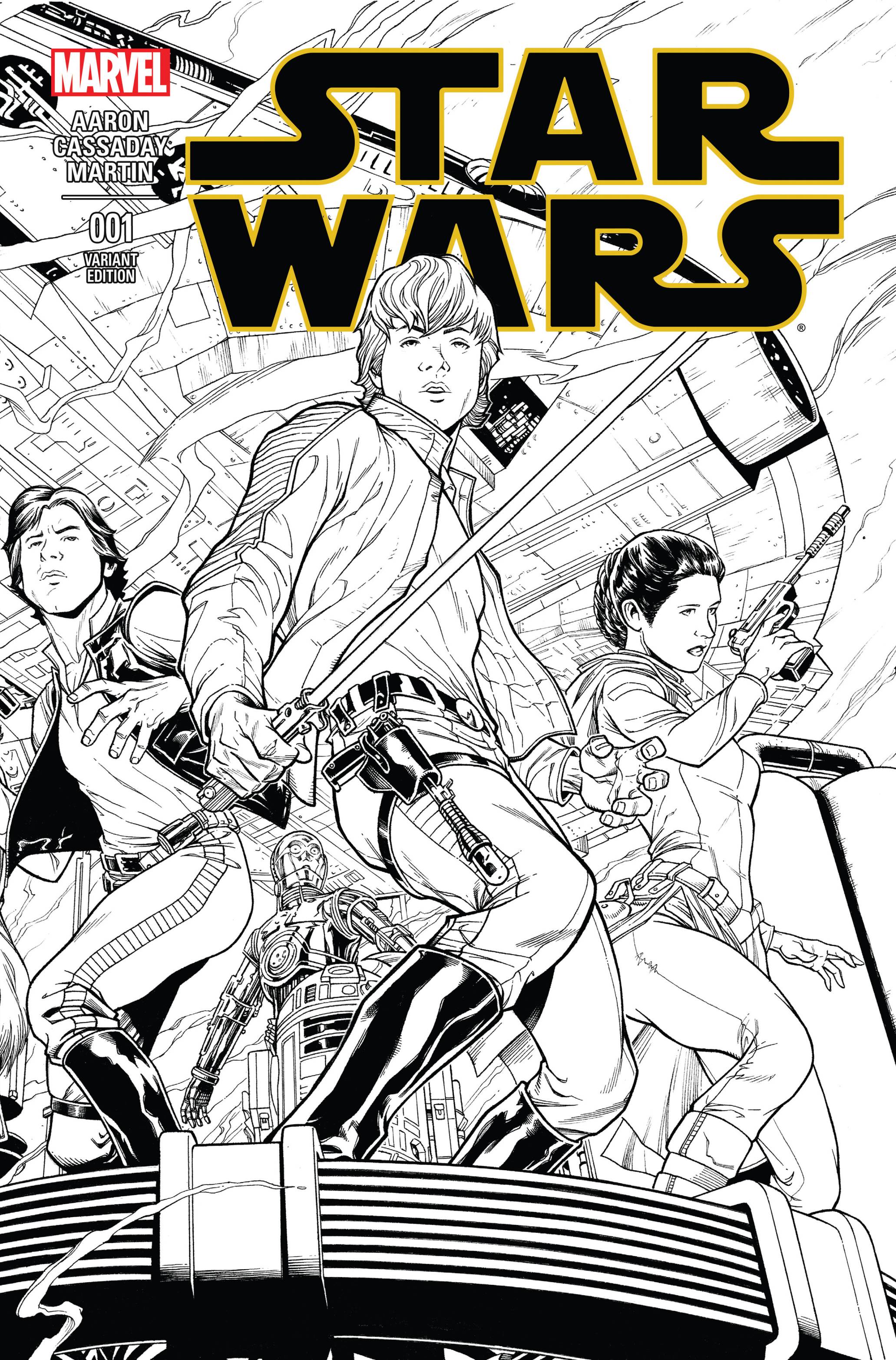 Star Wars #1 (Joe Quesada Sketch Variant Cover) (14.01.2015)
