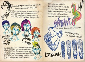 Sabine: My Rebel Sketchbook - Vorschau 3