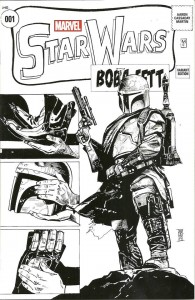 Star Wars #1 (Alex Maleev Comic Pop Collectibles/Warp 9 Comics Sketch Variant Cover) (14.01.2015)