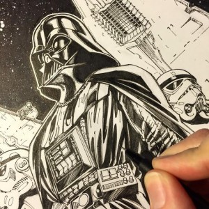 Teaser für Darth Vader #1 (J. Scott Campbell Connecting Variant Cover B) (11.02.2015)