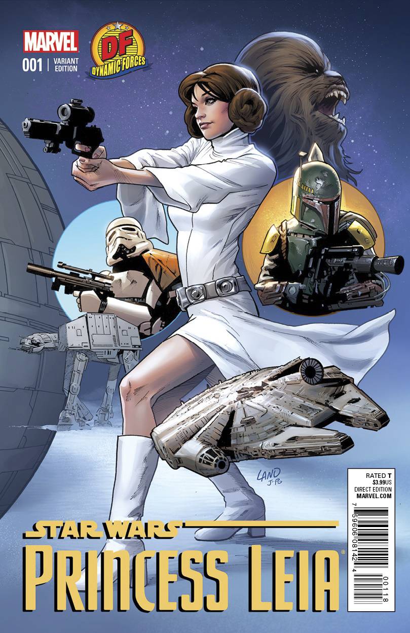 Princess Leia #1 (Greg Land Dynamic Forces Connecting Variant Cover) (04.03.2015)