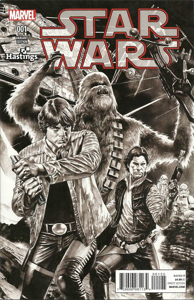 Star Wars #1 (Mico Suayan Hastings Sketch Variant Cover) (14.01.2015)