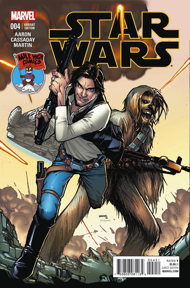 Star Wars #4 (Humberto Ramos Mile High Comics Connecting Variant Cover) (22.04.2015)