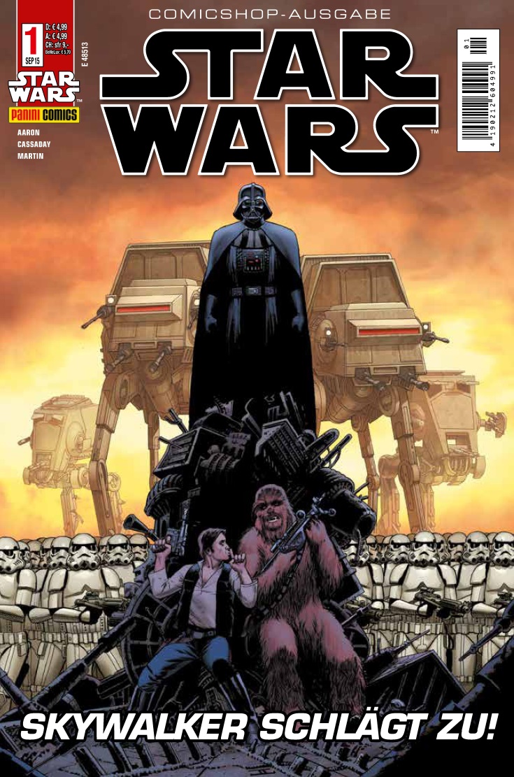 Neuwertig/ungelesen! Star Wars Ausgabe 1 . Skywalker schlägt zu . 
