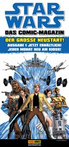 Streifenplakat zum Star Wars-Neustart bei Panini (Vorderseite)