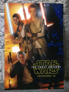 D23-exklusives Filmplakat zu Star Wars: The Force Awakens von Drew Struzan