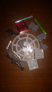 LEGO Star Wars Magazin #5 - Waffenständer - Bauteile