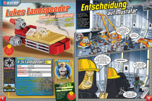 LEGO Star Wars Magazin #8 - Vorschau Seiten 4 und 5