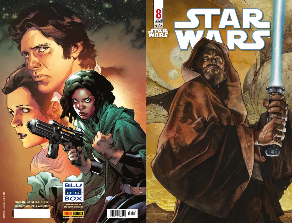 Star Wars #8 (Simone Bianchi Blu-box Variantcover) - Kompletter Umschlag