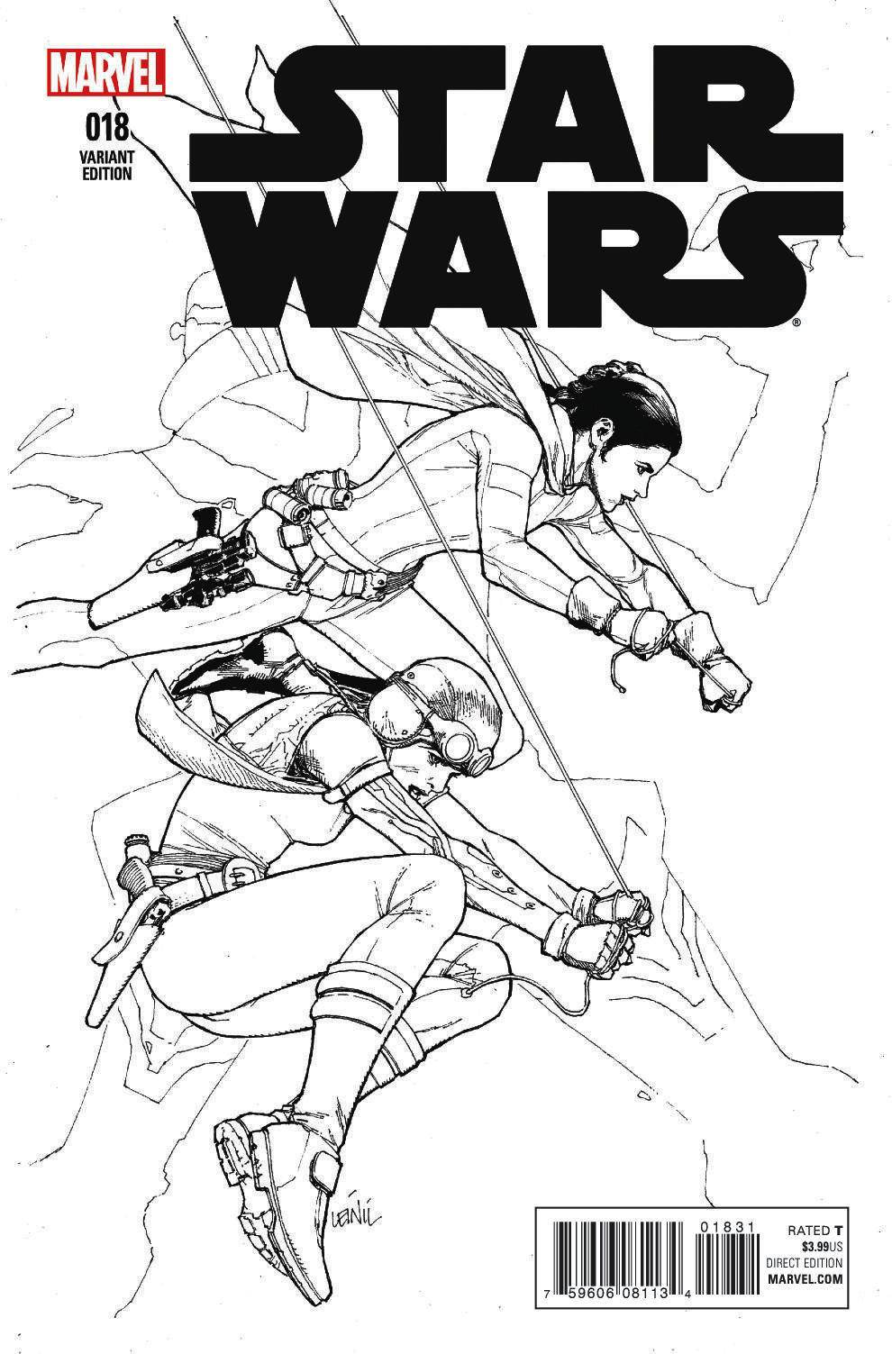 Star Wars #18 (Leinil Francis Yu Sketch Variant Cover) (27.04.2016)