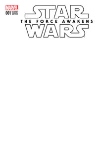 Star Wars: The Force Awakens #1 (Blank Variant Cover) (22.06.2016)