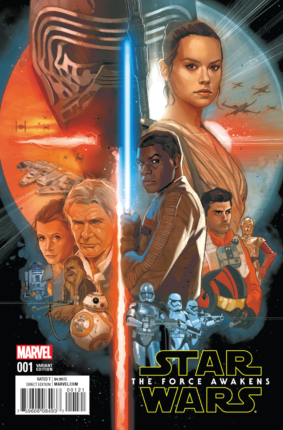 Star Wars: The Force Awakens #1 (Phil Noto Variant Cover) (22.06.2016)