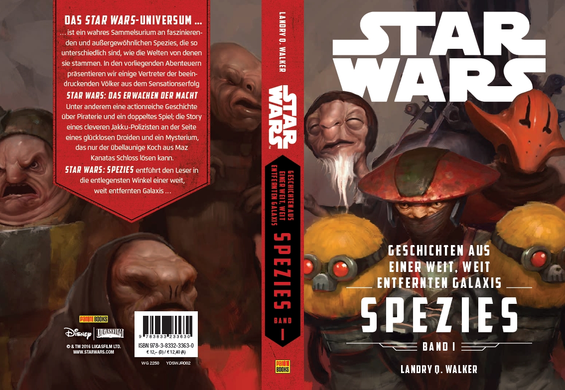 Star Wars: Spezies, Band I - Umschlag