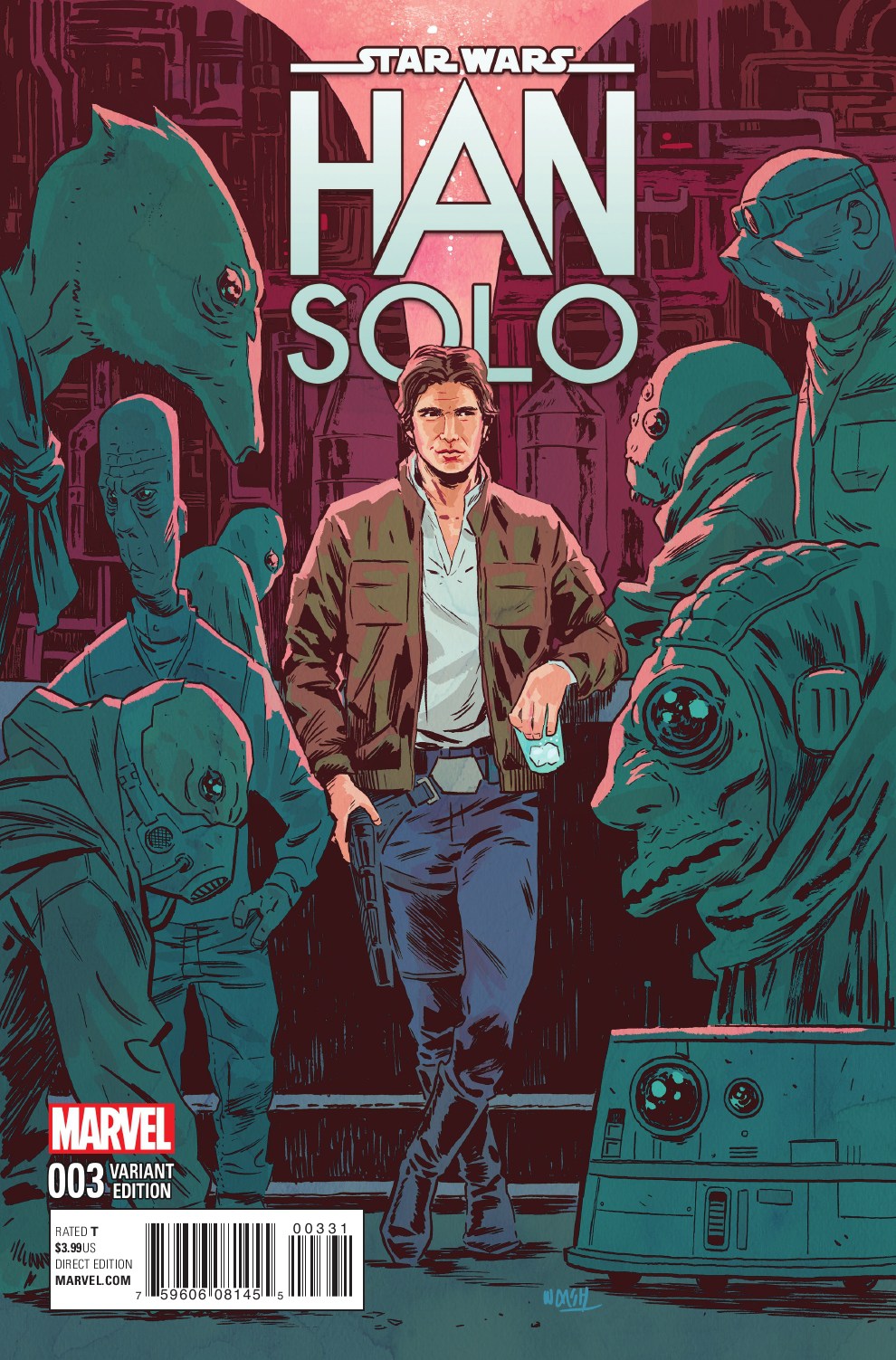 Han Solo #3 (Michael Walsh Variant Cover) (31.08.2016)