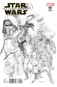 Star Wars: The Force Awakens #2 (Mike Mayhew Sketch Variant Cover) (27.07.2016)