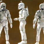 Konzeptentwurf von Boba Fett von Ralph McQuarrie