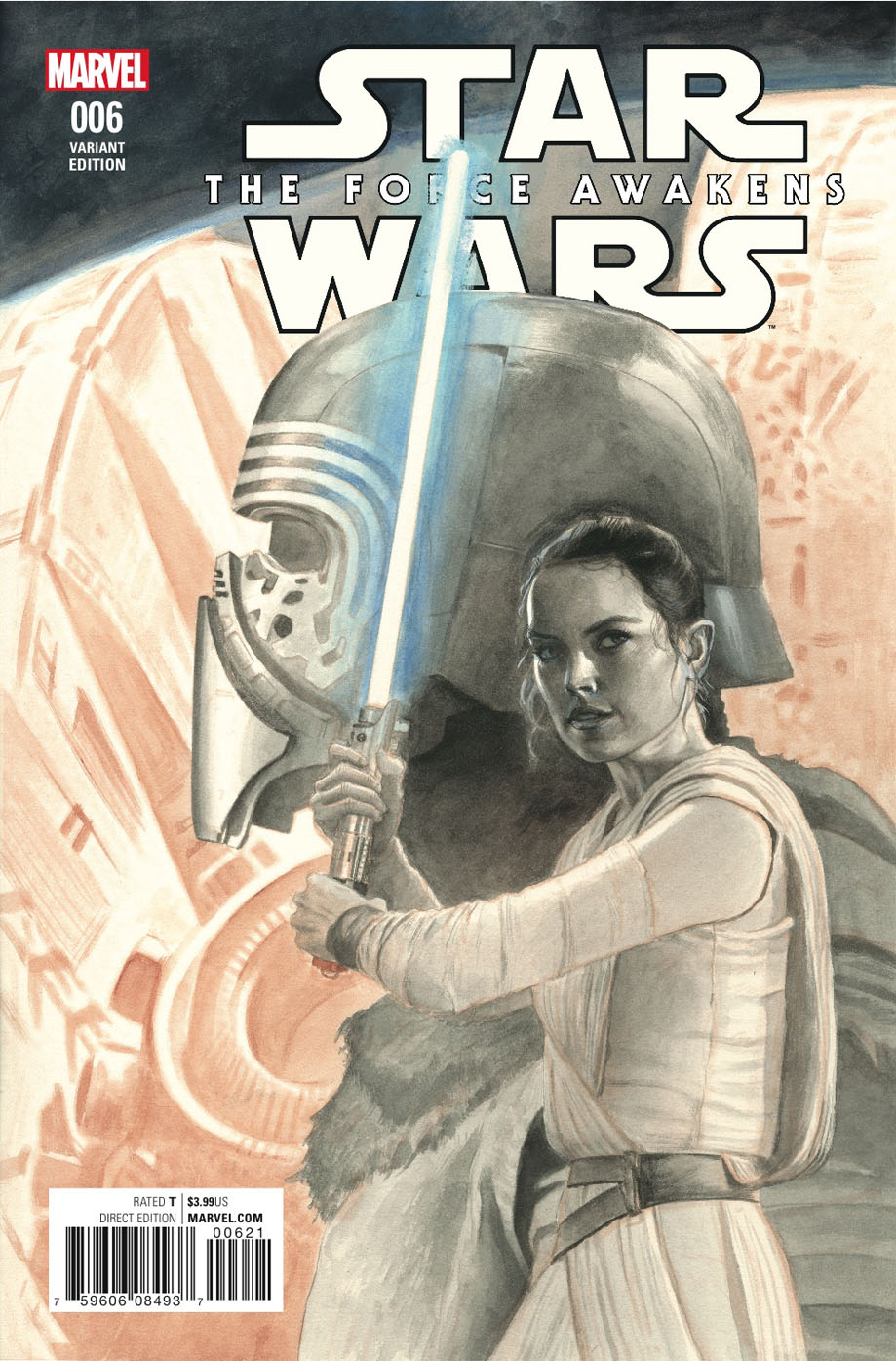 Star Wars: The Force Awakens #6 (Paolo Rivera Sketch Variant Cover) (09.11.2017)