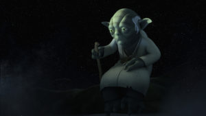 Yoda in "Shroud of Darkness"