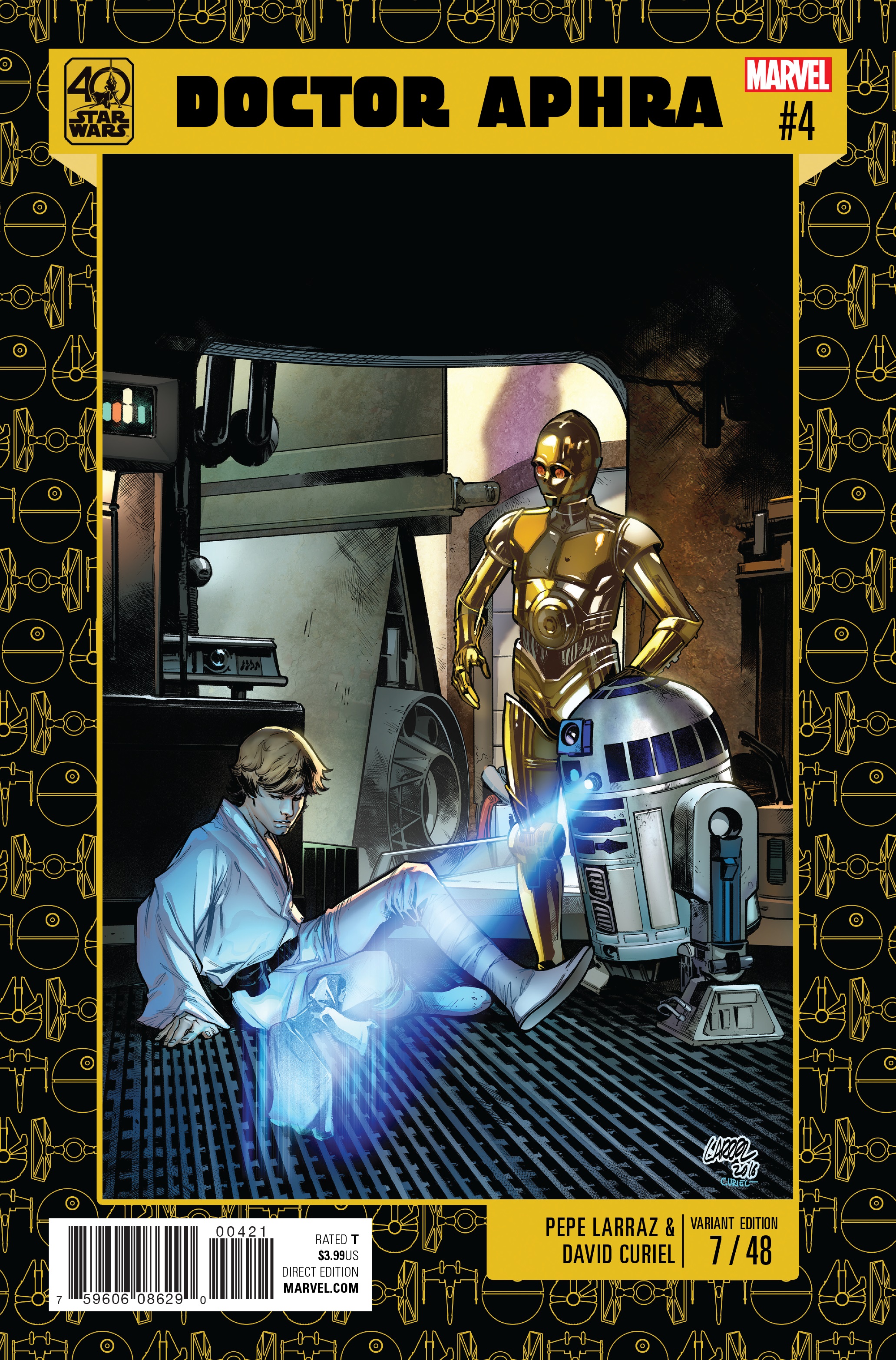 Doctor Aphra #4 (Pepe Larraz Star Wars 40th Anniversary Variant CDoctor Aphra #4 (Pepe Larraz Star Wars 40th Anniversary Variant Cover) (01.02.2017)over) (01.02.2017)