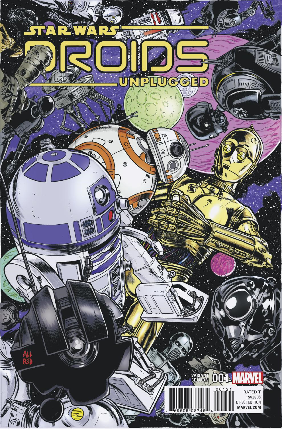 Droids Unplugged #1 (Mike Allred Variant Cover) (28.06.2017)