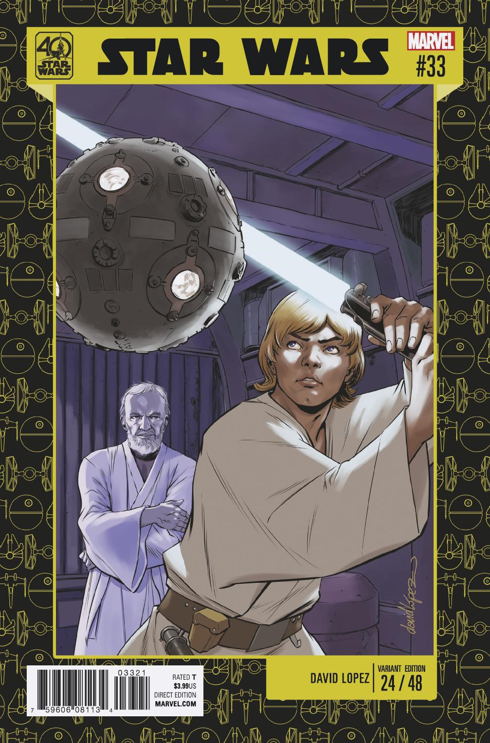 Star Wars #33 (David Lopez Star Wars 40th Anniversary Variant Cover) (05.07.2017)