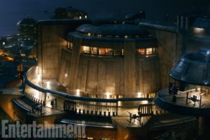 Das Casino auf Canto Bight, Ziel von Rose und Finn, mit neuen Raumschiffen (EW/The Last Jedi)