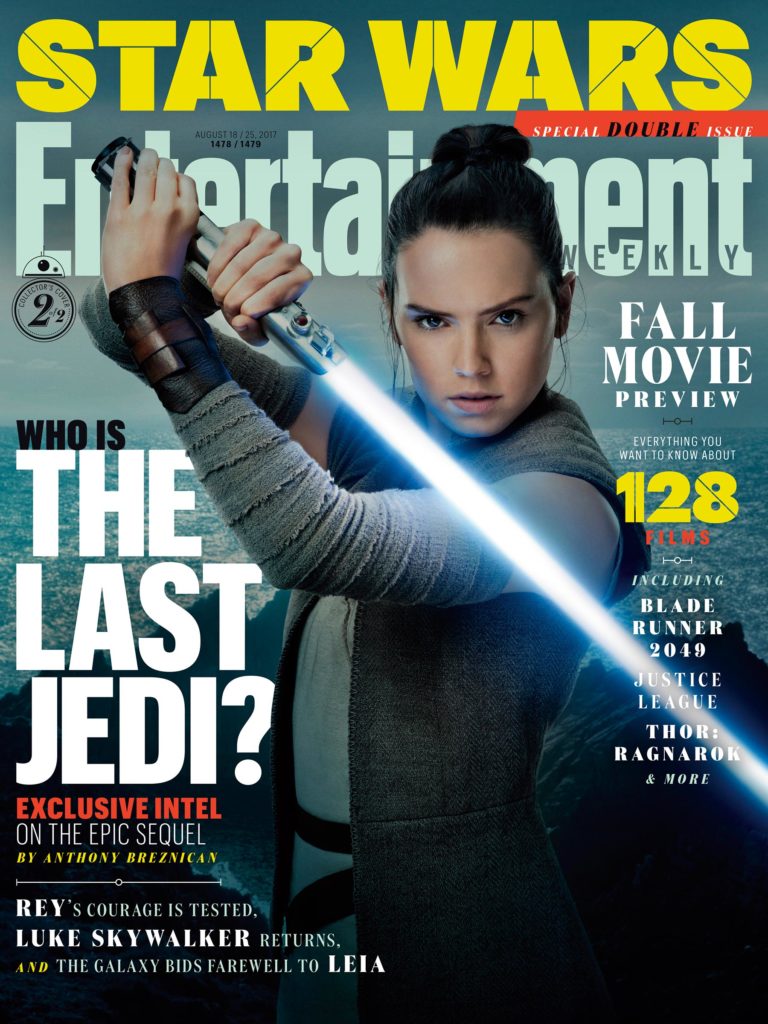 EW Fall Movie Preview 2017 - Rey-Cover (The Last Jedi)