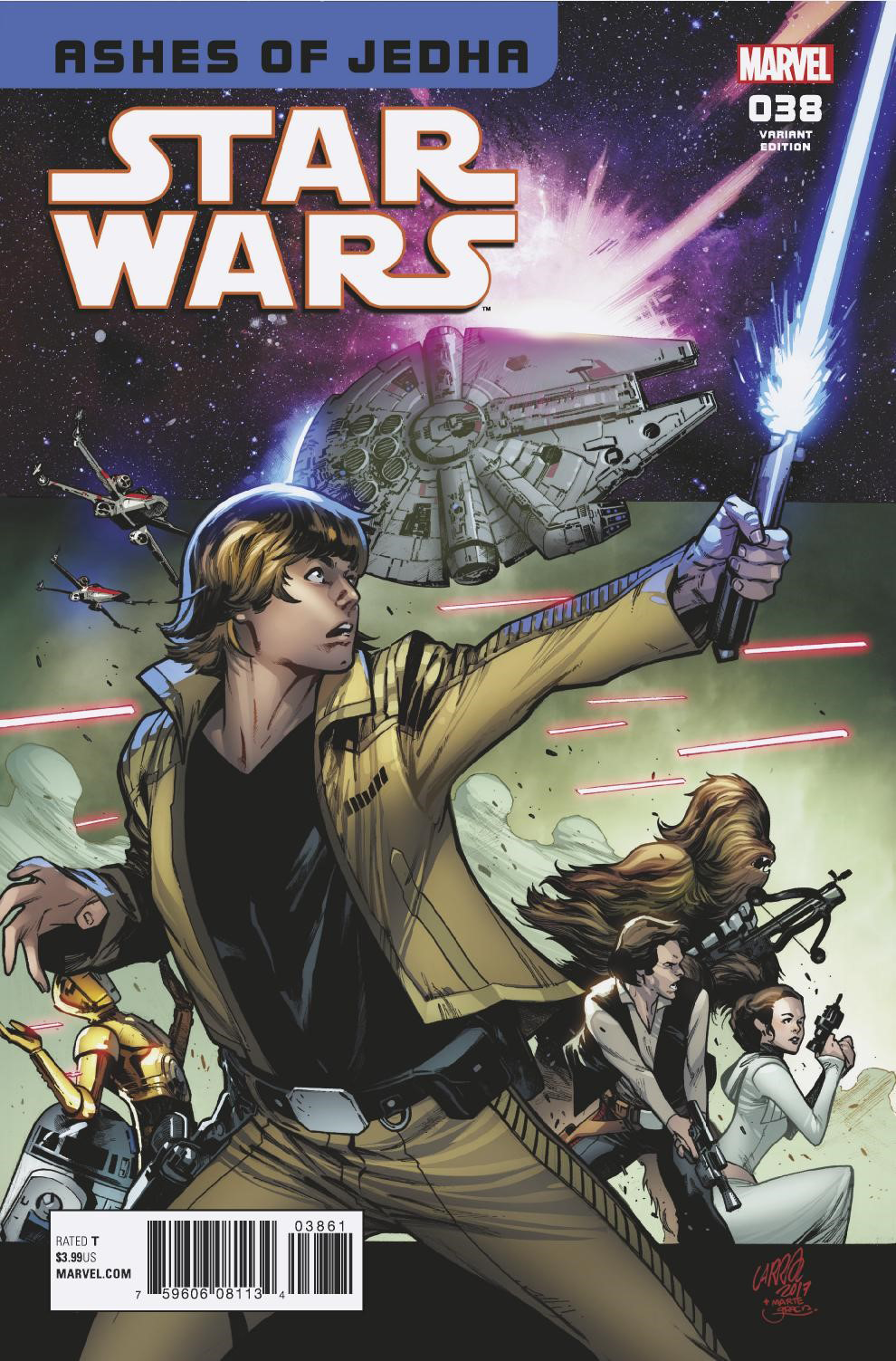 Star Wars #38 (Pepe Larraz Homage Variant Cover) (08.11.2017)