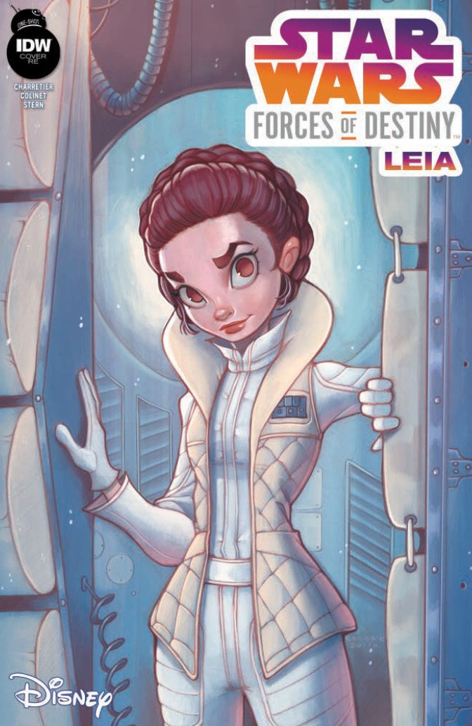 Forces of Destiny - Leia (Chrissie Zullo The Hall of Comics Variant Cover) (03.01.2018)