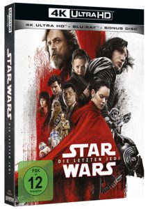 Star Wars: Die letzten Jedi 4K (4K UHD + Blu-ray + Bonus Blu-ray) (26.04.2018)