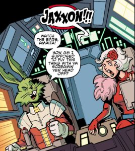 Jaxxon und Amaiza im Star Wars Adventures Annual 2018
