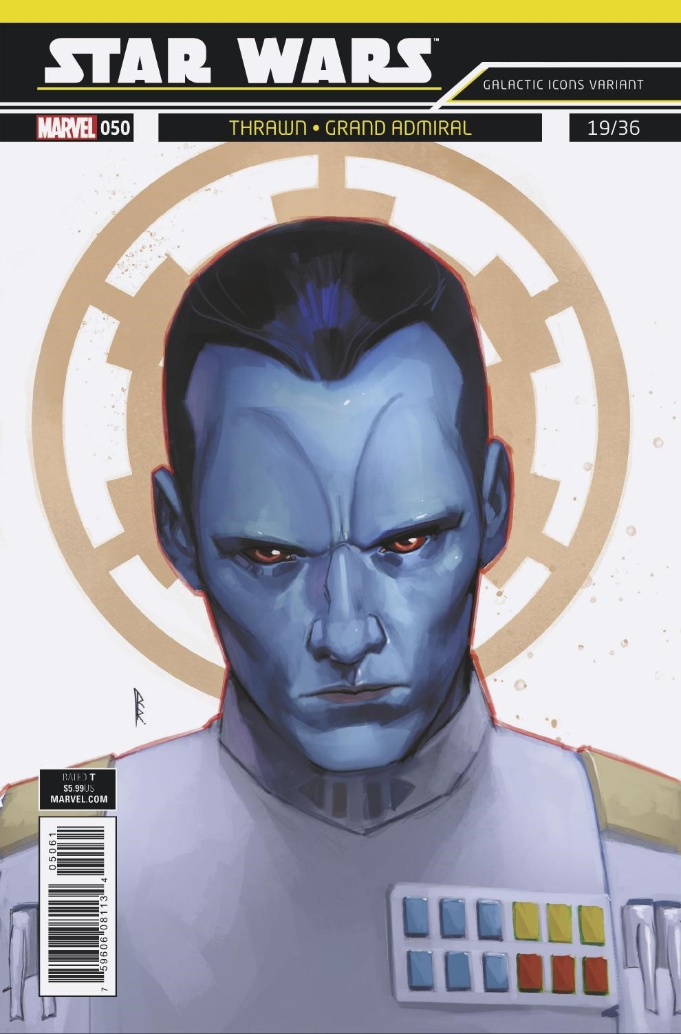 Star Wars #50 (Rod Reis Galactic Icon "Thrawn" Variant Cover) (04.07.2018)