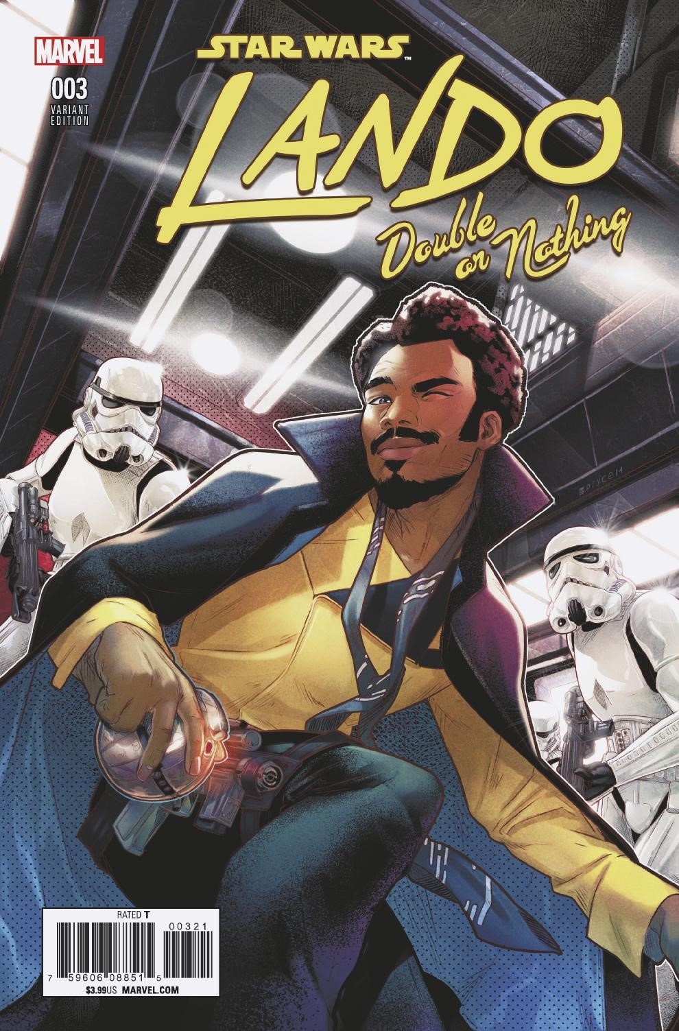 Lando: Double or Nothing #3 (Jamal Campbell Variant Cover) (25.07.2018)