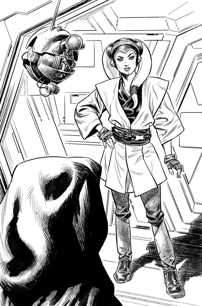 Maul und Eldra Kaitis Zeichnung