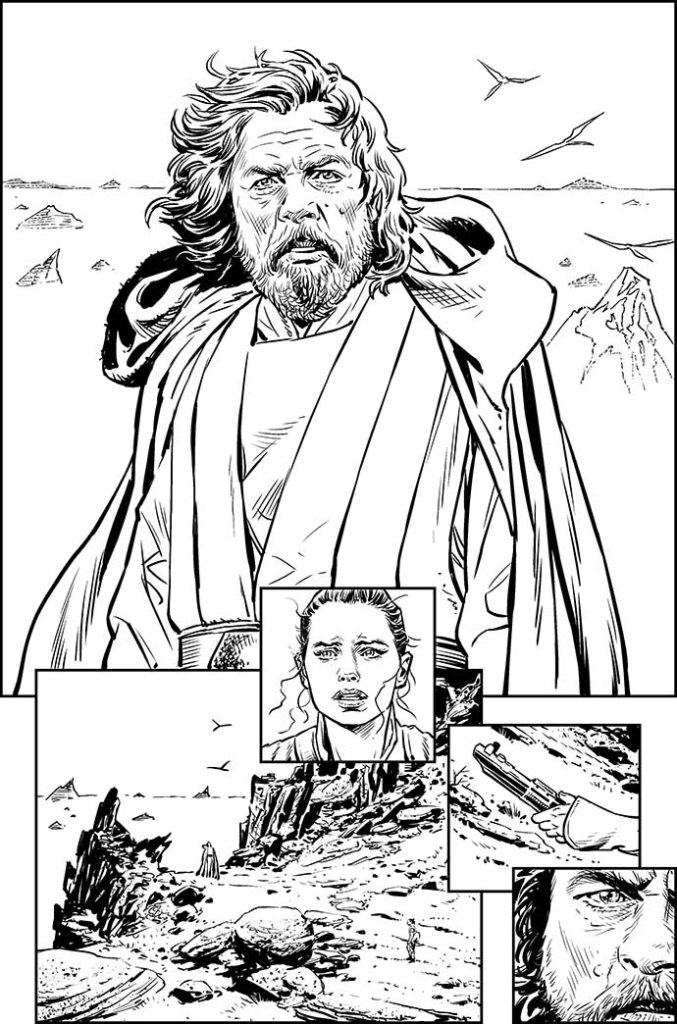 The Force Awakens Luke Skywalker