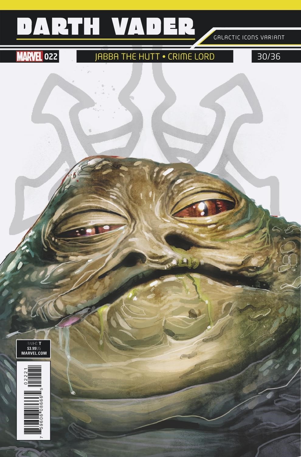 Darth Vader #22 (Rod Reis Galactic Icon "Jabba the Hutt" Variant Cover) (17.10.2018)