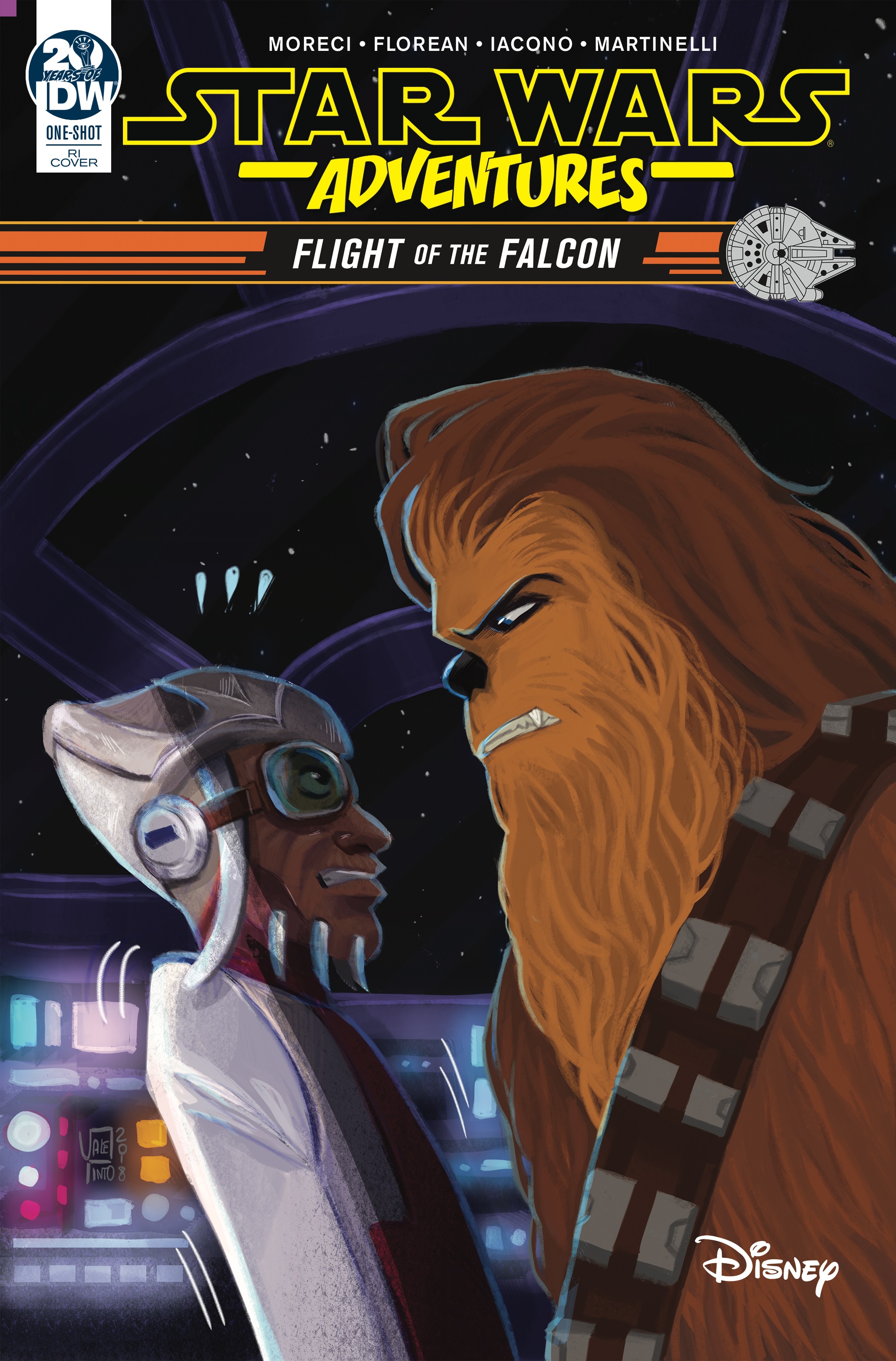 Star Wars Adventures: Flight of the Falcon (Valentina Pinto Variant Cover) (Januar 2019)