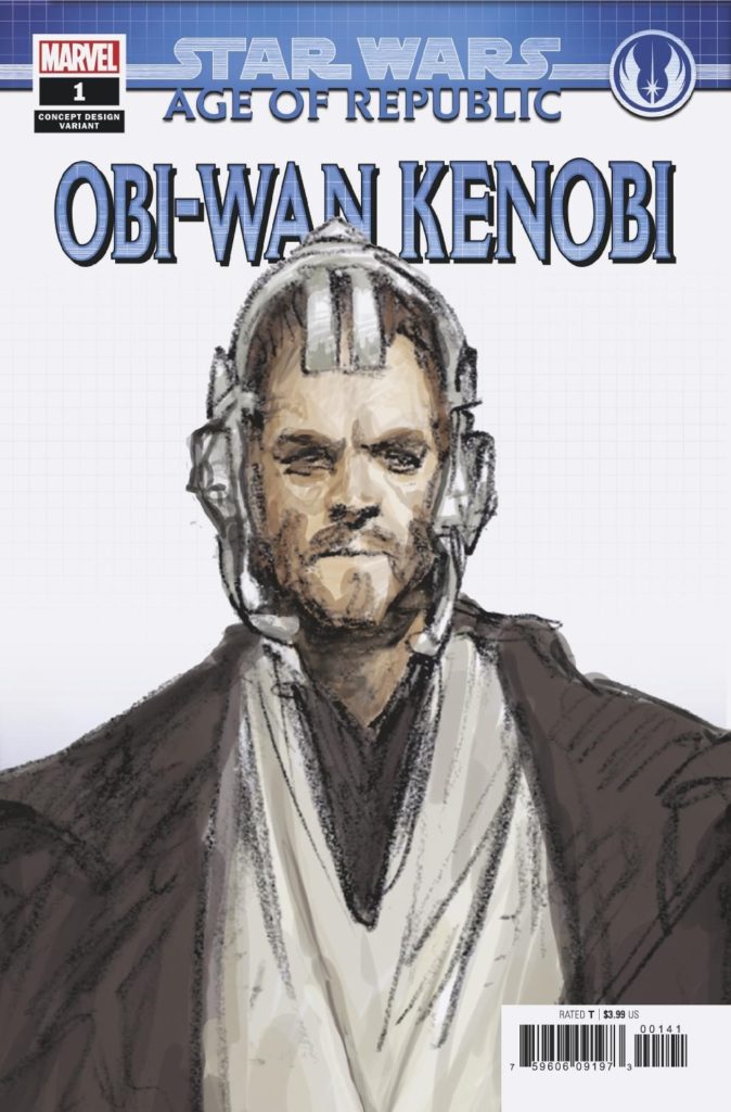 Age of Republic: Obi-Wan Kenobi #1 (Iain McCaig Concept Design Variant Cover) (02.01.2019)