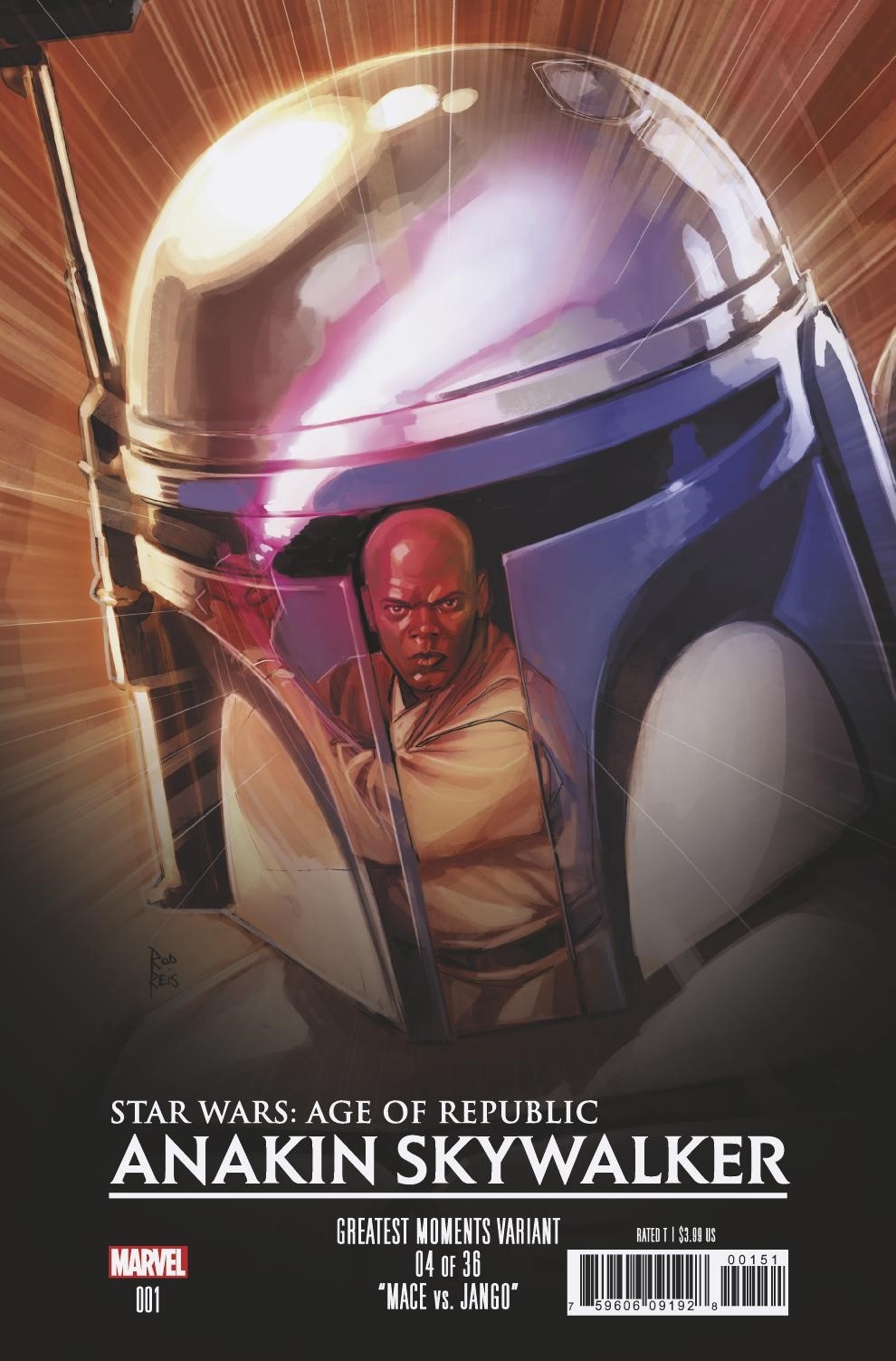 Age of Republic: Anakin Skywalker #1 (Rod Reis Greatest Moments Variant Cover 4 of 36) (06.02.2019)