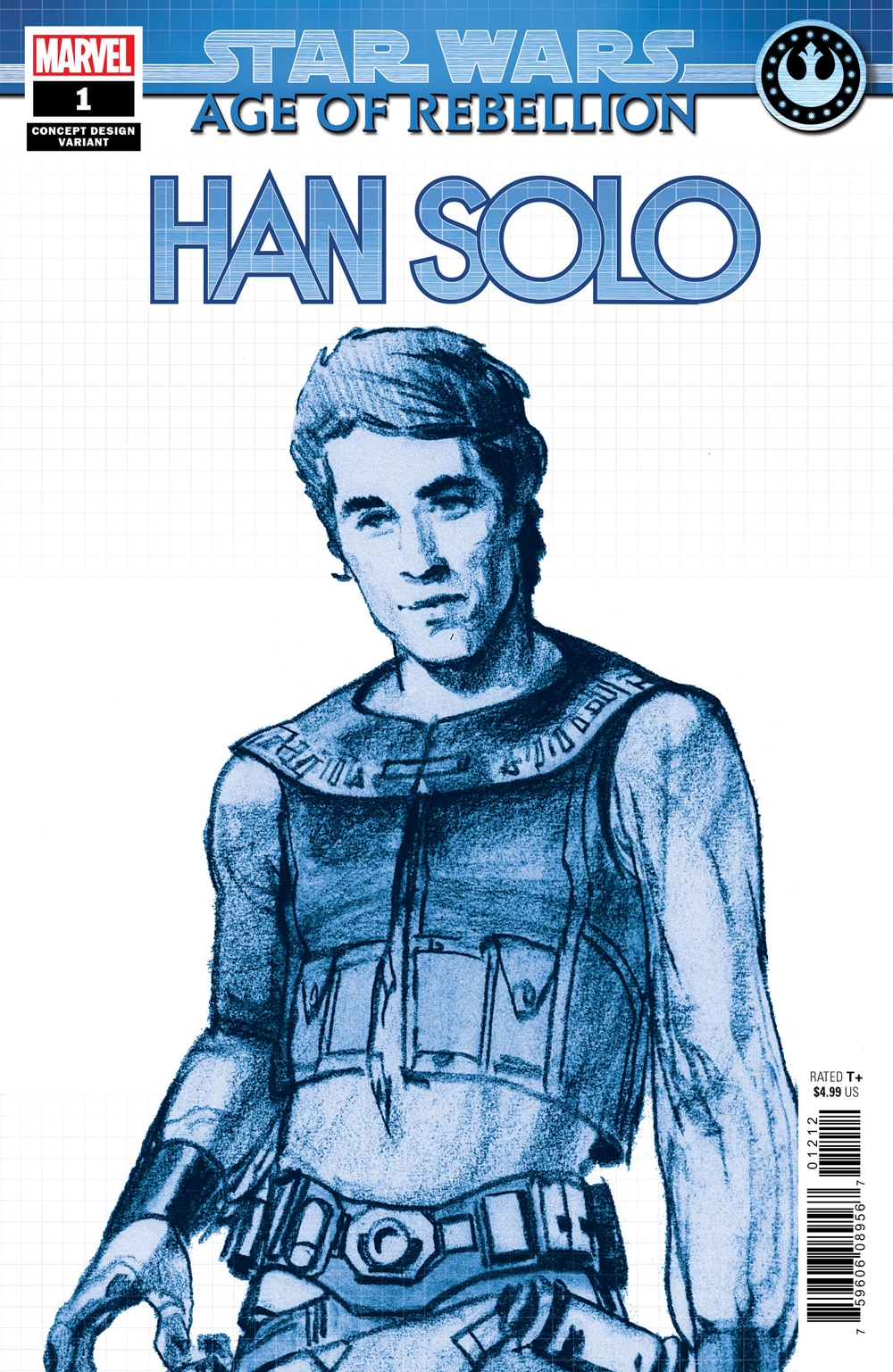 Age of Rebellion: Han Solo #1 (Ralph McQuarrie Concept Design Variant Cover) (01.05.2019)