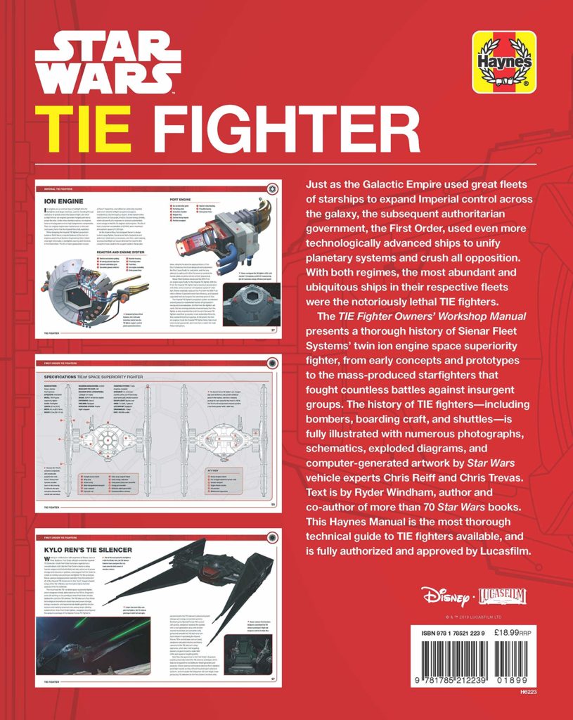 TIE Fighter Owners' Workshop Manual (Back Cover))