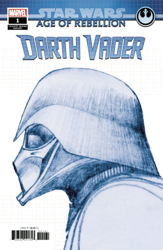 Age of Rebellion: Darth Vader #1 (Ralph McQuarrie Concept Design Variant Cover) (26.06.2019)