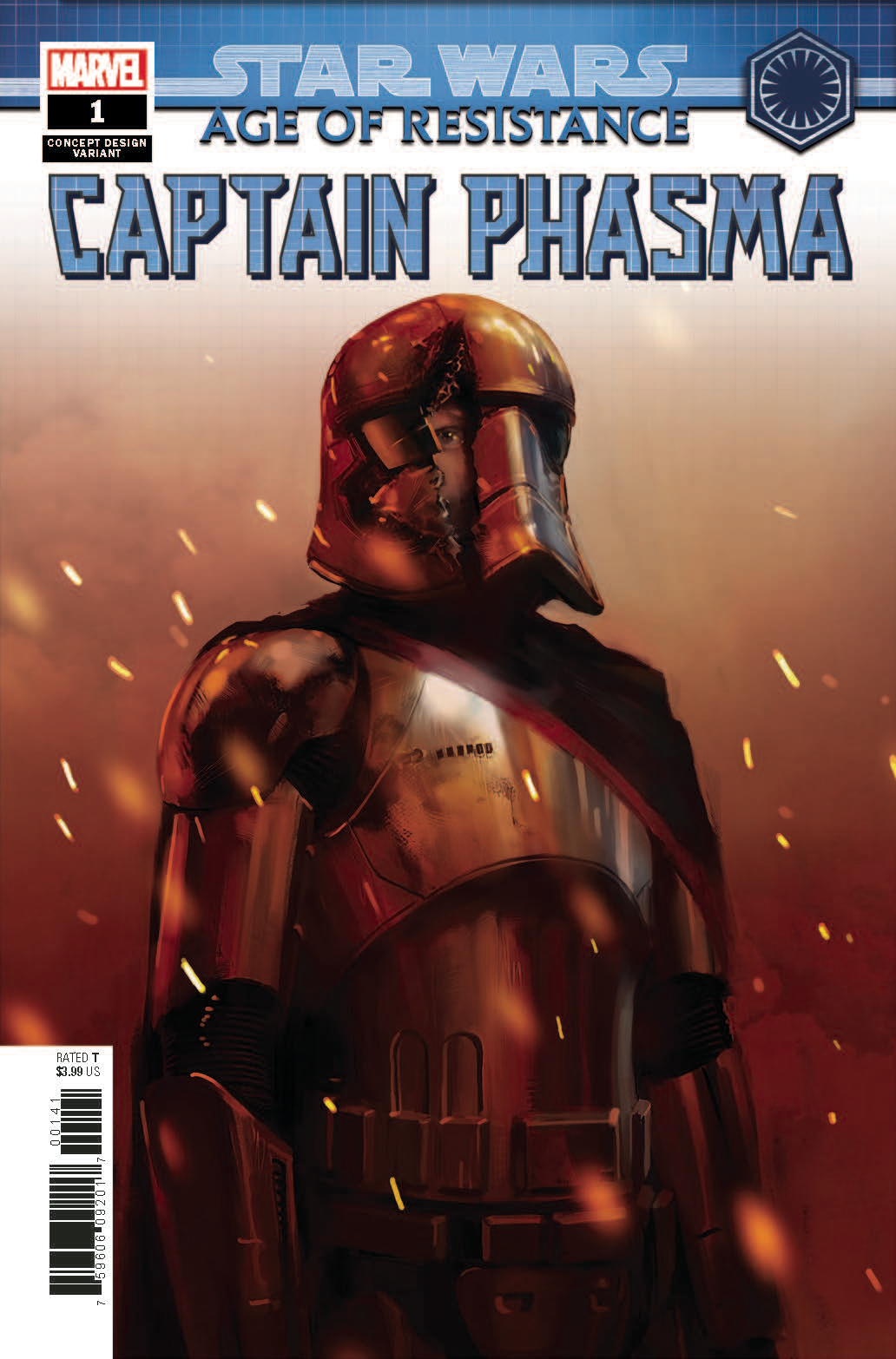 Age of Resistance: Captain Phasma #1 (Tonci Zonjic Concept Design Variant Cover) (10.07.2019)