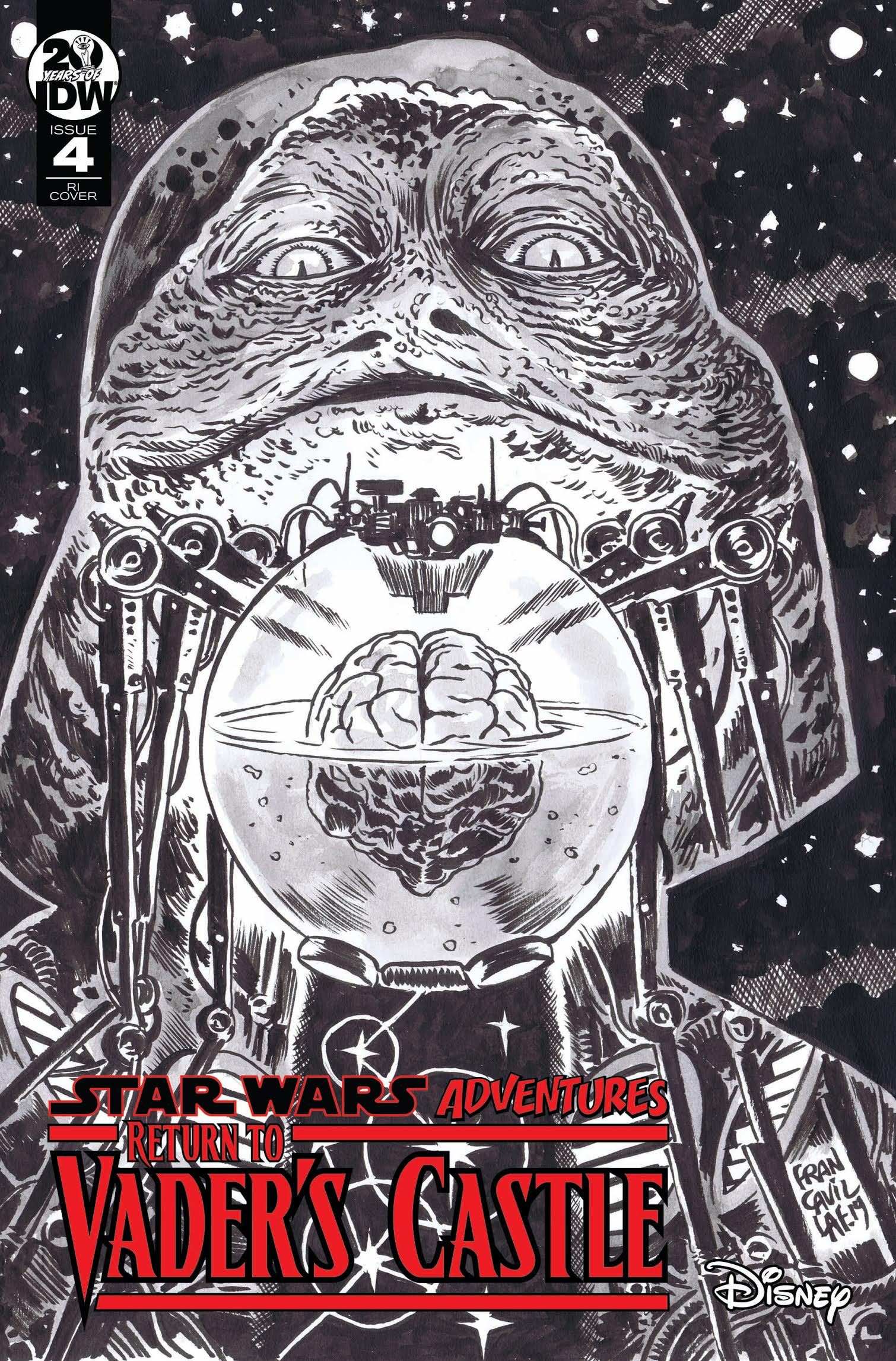 Return to Vader's Castle #4 (Francesco Francavilla Black & White Variant Cover) (23.10.2019)