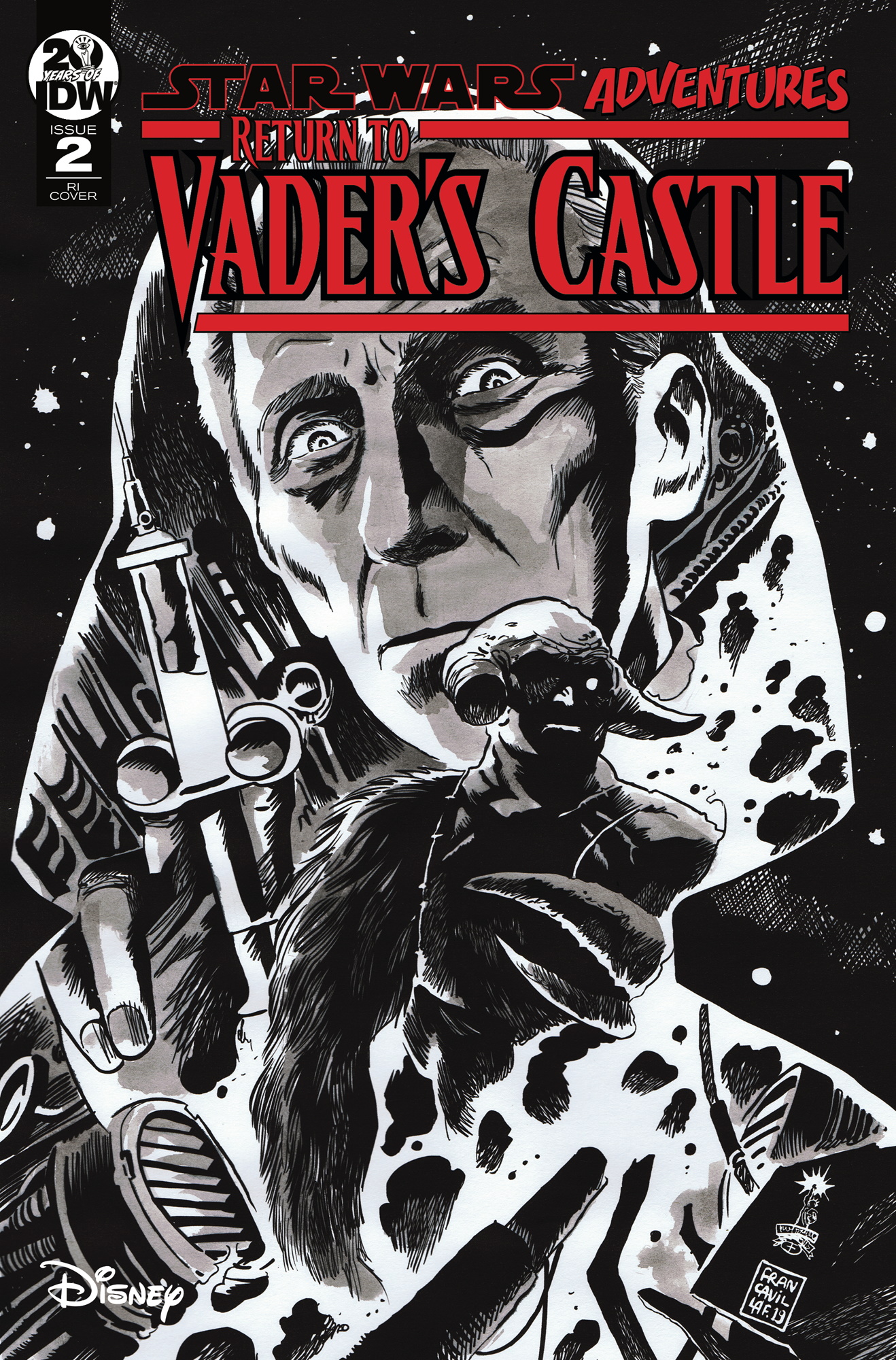 Return to Vader's Castle #2 (Francesco Francavilla Black & White Variant Cover) (09.10.2019)