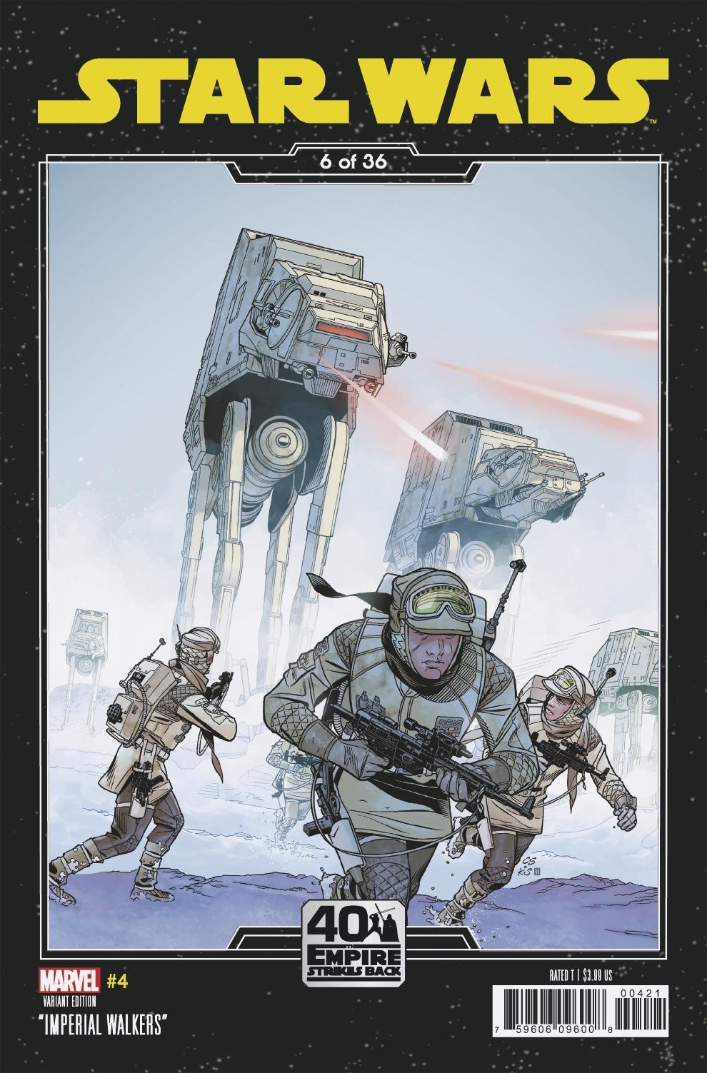 Star Wars #4 (Chris Sprouse The Empire Strikes Back Variant Cover 6 of 36) (18.03.2020)